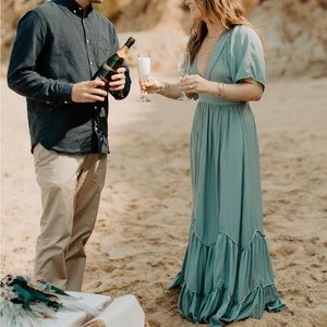 Storia Maxi Dress in Blue